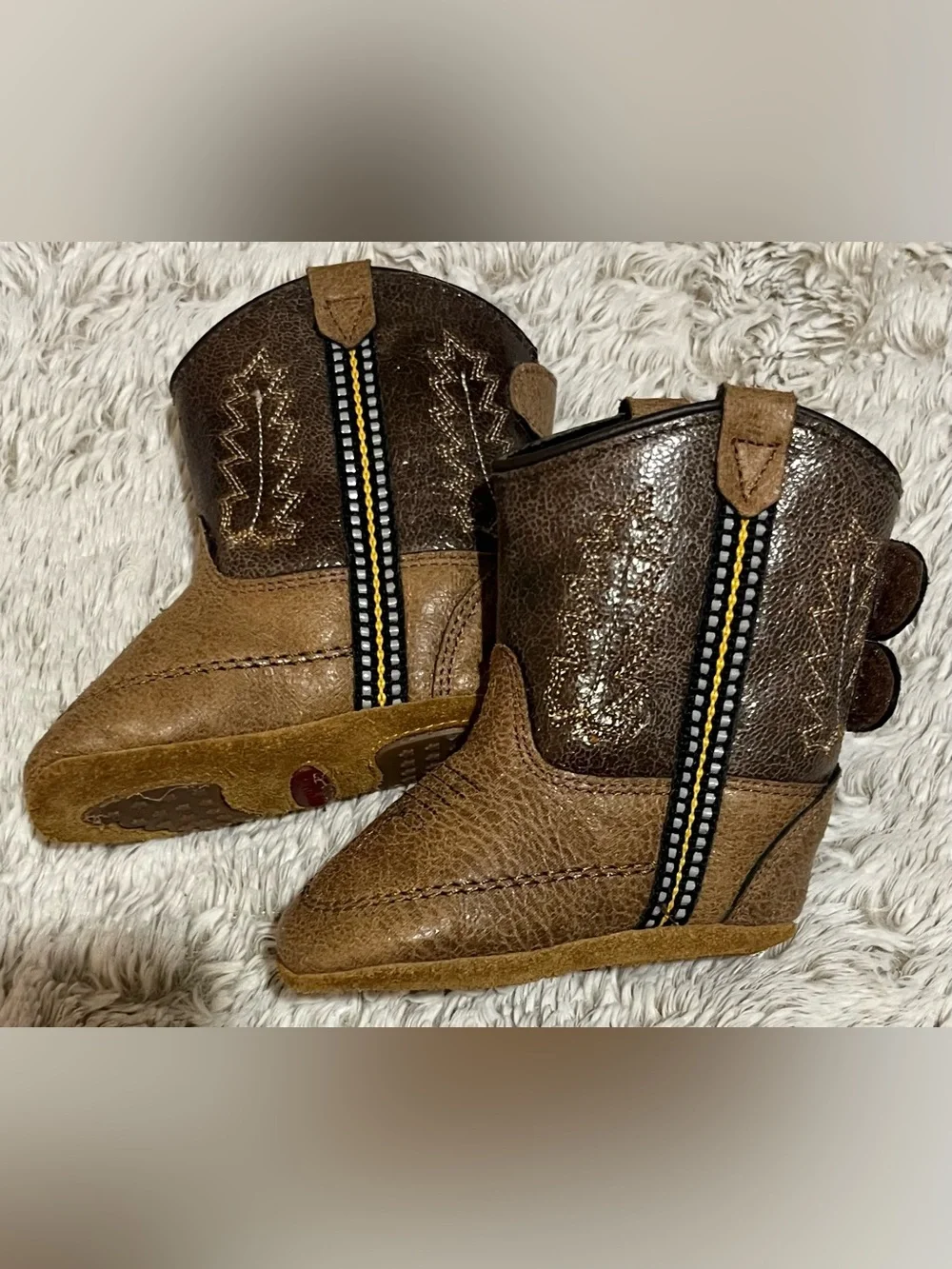 Baby boy western top with boots